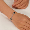 OPK GS1569 Cool Style Stainless Steel Acrylic Butterfly Accessory Bracelet