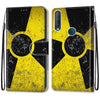 For Alcatel 1S (2020) / 3L (2020) Coloured Drawing Cross Texture Horizontal Flip PU Leather Case with Holder & Card Slots & Wallet & Lanyard(Yellow Black Logo)