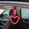 Car Rear Bumper Warning Hanging Ring Car Hand Pull Ring(Pink Black Belt)