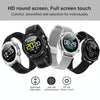DT28 1.54inch IP68 Waterproof Silicone Strap Smartwatch Bluetooth 4.2, Support Incoming Call Reminder / Blood Pressure Monitoring / Watch Payment(Black Silver)
