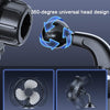 SUITU  12V/24V Mini Car Fan USB Charging Single Head Fan 360 Degree Cooling Fan, Style: Seat Back Model