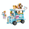 LELE BROTHER Children Assembling Mini City Street Scene Building Blocks, Style: 8613-3 Ice Cream