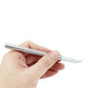 JIAFA JF-621 Metal Carving Knife Professional Mobile Phone Repair Tool with 6 Blades(Silver)