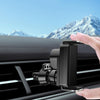 Vehicle-mounted Intelligent Induction Electric Mobile Phone Holder Car Air Outlet Navigation Frame(Abyss Black)