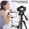K&F Concept KF09.115 For DSLR Camera Phone Holder Stand 64inch Lightweight Aluminum Tripod