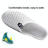 X902 Summer Beach Shoes Non-Slip Flip Llops Couple Slippers Men Hole Shoes, Size: 45(Black)