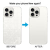 iPhone 15 Pro Max Back Cover with Camera Lens Cover, White - MagSafe Compatible