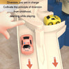 Children Electrical Lift Stereo Parking Lot Building Car Toys, Specification: 3 Story With 3 Cars