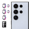 For Samsung Galaxy S23 Ultra 5G ENKAY AR Anti-reflection Individual Diamond Ring Camera Lens Glass Full Film(Colorful)