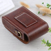 Vertical Flip Full Body Camera PU Leather Case Bag with Strap for Ricoh GR III / GRII, Sony ZV-1 / DSC-RX100M7 / RX100M6 / RX100M5 / RX100M2 (Coffee)