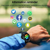 LC11 1.28 inch TFT Screen Outdoor Sports Smart Watch, IP68 Waterproof Support Heart Rate & Blood Pressure Monitoring (Black)