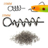 20 in 1 Luya Accessories Spring Pin For Lock Pin Soft Bait, Size:3.5CM