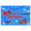 180x120cm Airplane Theme Birthday Background Cloth Children Birthday Party Decoration Photography Background