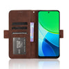 For vivo Y19s 4G Skin Feel Calf Texture Card Slots Leather Phone Case(Brown)