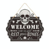 Halloween Door Sign Haunted House Horror Atmosphere Decoration, Style: Skull
