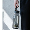 Nobvan Magic Ball Magnetic Bomb Tea Warehouse Tritan Large Capacity Sports Cup, Style: 550ml (Transparent)