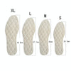 1 Pair Men And Women Wool Warm Insole Aluminum Film Insulation Sports Shock Insoles, Size:M(39-41)(Beige)