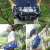5L Outdoor Sports Multifunctional Cycling Hiking Waist Bag Waterproof Large-Capacity Kettle Bag, Size: 28.5 x 15 x 13cm(Dark Red)