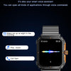 D09 1.9 inch TFT Square Screen Smart Watch Supports Blood Pressure Monitoring(Black)