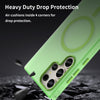 For Samsung Galaxy S23 Ultra 5G MagSafe Frosted Translucent TPU + PC Full Coverage Phone Case(Green)