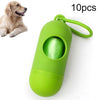 10x Portable Dog Poop Bag Dispensers & 150 Bags - Green