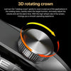 1.3 inch Silicone Band IP68 Waterproof Smart Watch Support Bluetooth Call(Black)