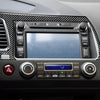 Car Carbon Fiber Navigation Panel Decorative Sticker for Honda Civic 8th Generation 2006-2011, Left Drive