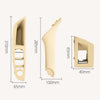 Car Imported Version Inside Doors Handle Pull Trim Cover 5141 7225 873 for BMW F10 F18, Left Driving (Beige)