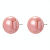 E2208-2 Pink Pearl Stud Earrings Jewelry