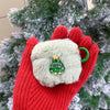 For AirPods Pro 2 / Pro Christmas Series Plush Earphone Protective Soft Case(Green Christmas Tree)