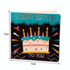 10 PCS Square Bronzing Color Print Thanks Greeting Cards(12)