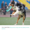 Bite-Resistant Dog Treat Puzzle Toy - Yellow Flying Disc for Dogs & Cats