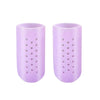 With Hole Toe Set High Heels Anti-Wear Anti-Pain Toe Protective Cover, Size: S(Purple)