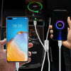 ROMOSS CB251N 66W 8 Pin + USB-C/Type-C + Micro USB 3 In 1 Charging Data Cable (1.2m)