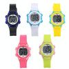 JNEW 9688-4 Children Multi-Function Colorful Backlight Waterproof Sports Electronic Watch(White)