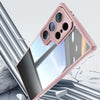 For Samsung Galaxy S25 Ultra 5G Acrylic Hybrid TPU Armor Shockproof Phone Case(Pink)
