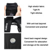 HUMRAO Winter Half-Finger Flip Cover Warm Gloves For Outdoor Sports Skiing And Cycling, Size:L(Black)