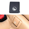Child Seat Rear Row Seat Safety Belt Anchor Cover For volvo V90 / S90 / S60 / XC40 / XC60, Left-Drive(Black)