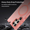 For Samsung Galaxy S23 Ultra 5G MagSafe Frosted Translucent TPU + PC Full Coverage Phone Case(Red)