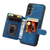 For Samsung Galaxy S25+ 5G Skin Feel Dream RFID Anti-theft PU Card Bag Phone Case(Peacock Blue)