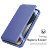 For iPhone 13 mini DUX DUCIS New Skin X Series PU + TPU Horizontal Flip Leather Case with Holder & Card Slots (Blue)