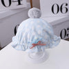 MZ9827 Crown Newborn Cotton Hat Cartoon Baby Basin Hat Princess Hat, Size: Cap Circumference Around 42-46cm(Light Blue)