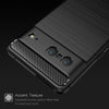 For Google Pixel 7 5G Brushed Texture Carbon Fiber TPU Phone Case(Black)