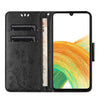 For Samsung Galaxy A56 5G Butterfly Flower Pattern Flip Leather Phone Case(Black)