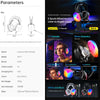 awei GM-11 Luminous Wired Headphones(Black)