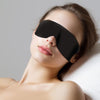 Strong Blackout Soft Relieve Fatigue Eye Protection Skin-Friendly Breathable Elasticity Washable Eye Mask, Size: M(Pink)