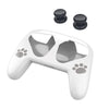 DOBE TNS-1171 Gamepad Protection Set Handle Protective Case + Rocker Cap For Nintendo Switch Pro(White)