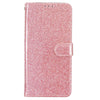 For Samsung Galaxy A26 5G Glitter Powder Flip Leather Phone Case(Rose Gold)
