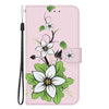 For Samsung Galaxy A36 5G / A56 5G Crystal Texture Colored Drawing Leather Phone Case(Lily)