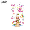 20 PCS Waterproof Sweatproof Cartoon Child Tattoo Stickers(EC-018)